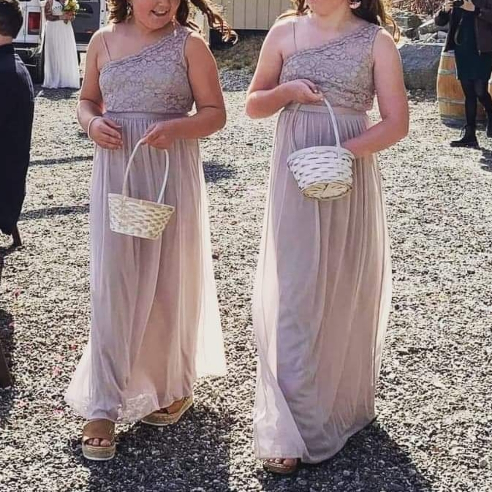 2 Davids Bridal Junior bridemaids dresses